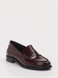 Andrea Puccini – Slipper aus Hochglanzleder Bordeaux