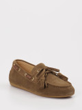 Andrea Puccini – Bootsschuh aus Veloursleder braun