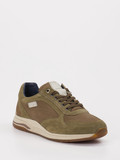 Sioux – Sneaker aus Velours/Leder Grün