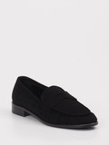Andrea Puccini – Loafer aus Veloursleder Schwarz