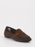 Andrea Puccini – Loafer aus Veloursleder Braun