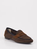 Andrea Puccini – Loafer aus Veloursleder Braun