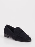 Andrea Puccini – Loafer aus Veloursleder Navy