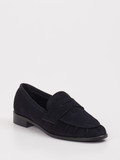 Andrea Puccini – Loafer aus Veloursleder Navy