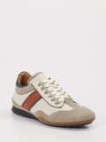 Galizio Torresi – Sneaker aus Velours/Leder weiß