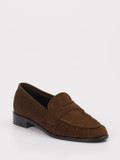 Andrea Puccini – Loafer aus Veloursleder braun