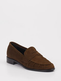 Andrea Puccini – Loafer aus Veloursleder braun
