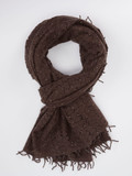 Konstantin Starke – Webschal aus Textil braun