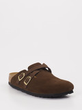 Birkenstock – Clog-Pantolette aus Veloursleder braun