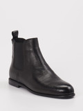 Andrea Puccini – Chelsea-Boots aus Lammleder schwarz
