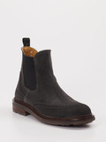 Konstantin Starke – Chelsea Boots aus Veloursleder grau
