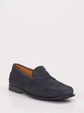 Tod's - Mokassin aus Veloursleder in blau