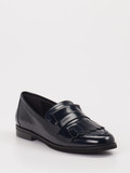 Konstantin Starke – Slipper aus Hochglanzleder Blau