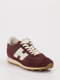 Hogan – Sneaker aus Veloursleder Textil Bordeaux