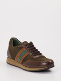 Galizio Torresi – Sneaker aus Velours/Leder braun