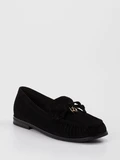 Gabor - Slipper aus Veloursleder in schwarz