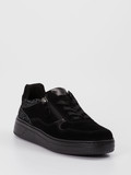 Gabor – Sneaker aus Veloursleder Schwarz