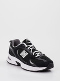 New Balance – Sneaker aus Velour/Textil schwarz