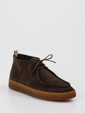 Officine Creative – Stiefeletten aus Veloursleder braun