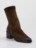 Konstantin Starke – Stiefeletten aus Veloursleder braun