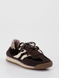 MRP – Sneaker aus Velour/Textil Braun