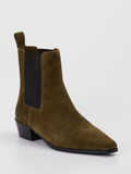 Elena Iachi – Chelsea-Stiefeletten aus Veloursleder