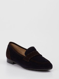 Konstantin Starke – Loafer aus Veloursleder Navy
