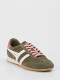 Gola – Sneaker aus Veloursleder olivgrün