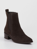 Paul Green – Chelsea-Stiefelette aus Veloursleder Braun