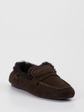 Konstantin Starke – Slipper aus Veloursleder Braun
