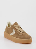 Voile Blanche – Sneaker aus Velour/Textil Braun