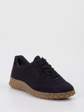 Semler – Sneaker aus Veloursleder blau