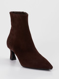 Konstantin Starke – Stiefelette aus Veloursleder braun