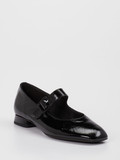 Gabor – Spangenpumps aus Lackleder Schwarz
