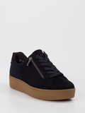 Semler - Sneaker Kathi aus Veloursleder in blau
