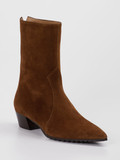 Konstantin Starke – Stiefeletten aus Veloursleder braun