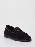 Andrea Puccini – Bootsschuhe aus Veloursleder Navy