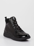 Ganter - Schnürstiefelette aus Kalbleder+Lackleder