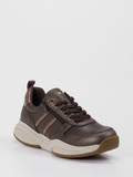 XSENSIBLE – Sneaker aus Leder braun Metallic