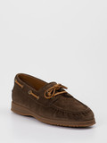 Hogan – Bootsschuh aus Veloursleder Braun