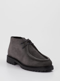 Konstantin Starke – Stiefeletten aus Veloursleder grau