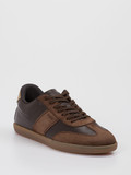 Tod's – Sneaker aus Velours/Leder braun