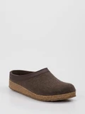 Haflinger - Pantolette aus Wolle in braun