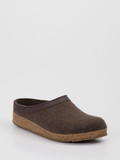 Haflinger – Pantolette aus Wolle Braun