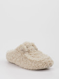Verbenas – Pantoffeln aus Textil Beige