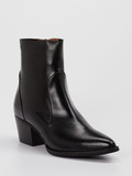 Konstantin Starke – Stiefelette aus Lammleder Schwarz