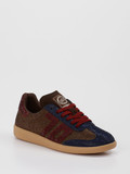 Back 70 – Sneaker aus Leder mehrfarbig Strass