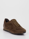 Semler – Sneaker aus Veloursleder braun