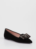 Pretty Ballerinas – Ballerinas aus Velour/Textil
