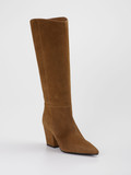Konstantin Starke – Stiefel aus Veloursleder braun